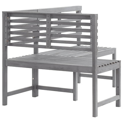 Panca da Giardino ad Angolo 140 cm Legno Massello Acacia | homemem39