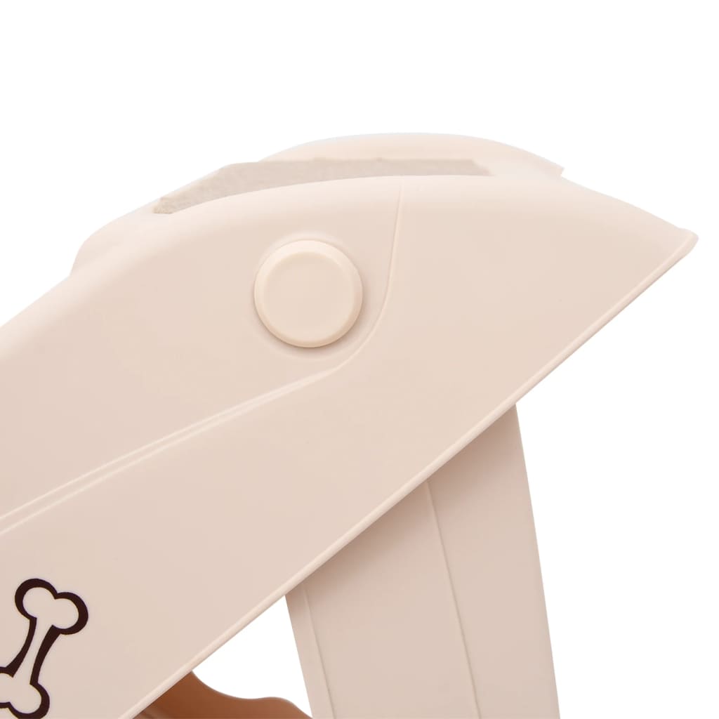 Scala Pieghevole per Cani Crema 62x40x49,5 cm - homemem39