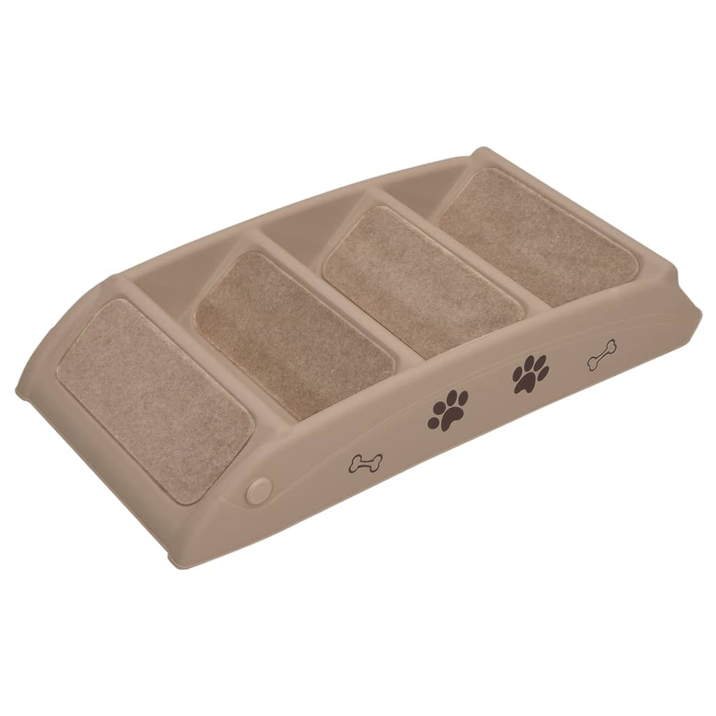 Scala Pieghevole per Cani Marrone 62x40x49,5 cm - homemem39