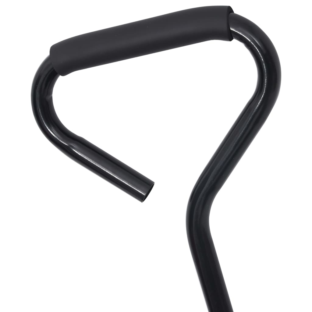 Carrello Manuale Ribaltabile da Giardino 300 kg 75 L Nero - homemem39