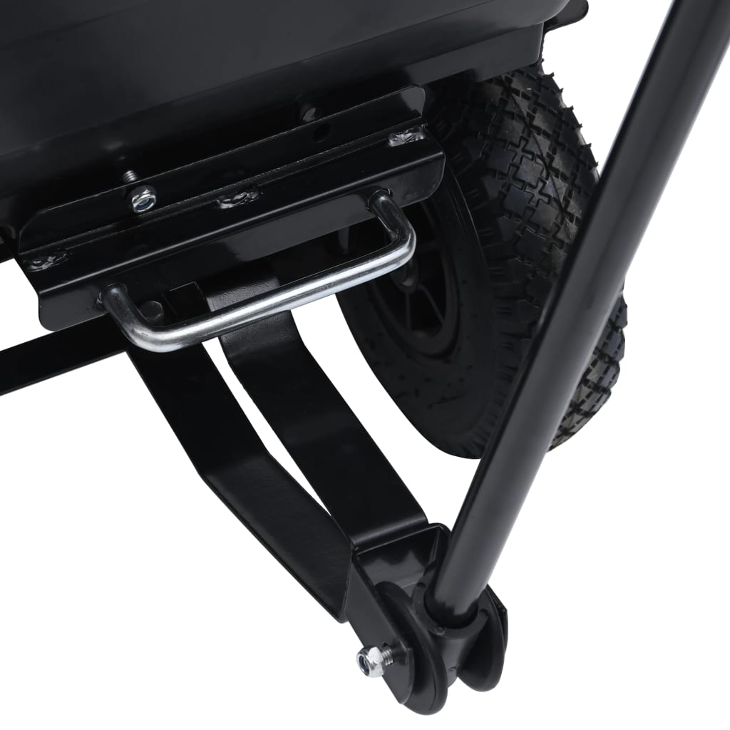 Carrello Manuale Ribaltabile da Giardino 300 kg 75 L Nero - homemem39