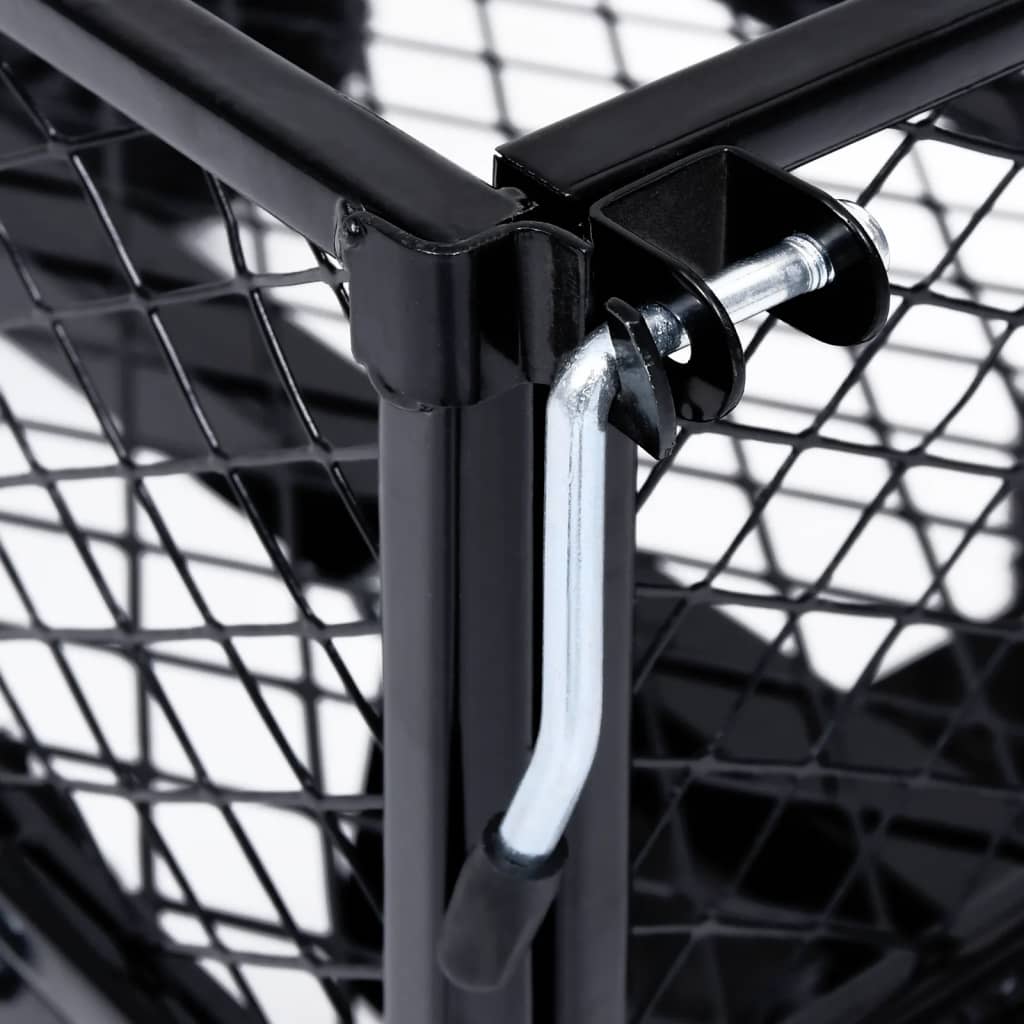 Carrello a Mano da Giardino Nero 250 kg - homemem39