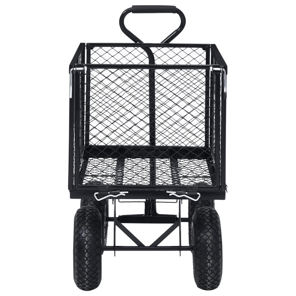 Carrello a Mano da Giardino Nero 350 kg - homemem39