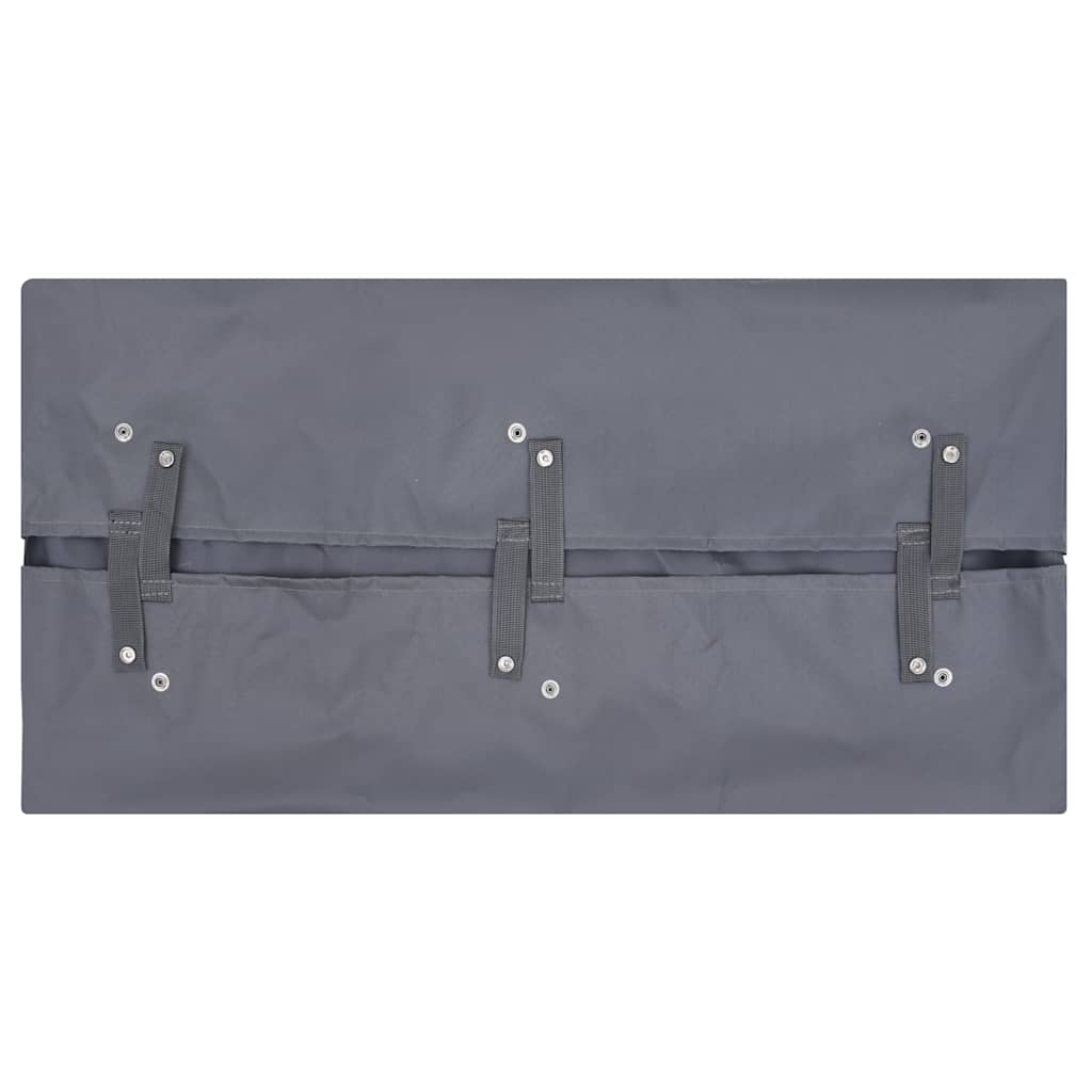 Telo per Carrello da Giardino Grigio Scuro 81x41x40 cm Tessuto - homemem39