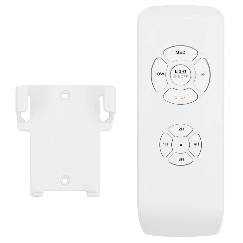 Ventilatore Soffitto Luce e Telecomando 108cm Marrone Chiaro
