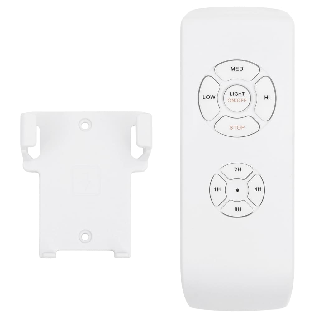 Ventilatore Soffitto con Luce e Telecomando 108cm Marrone Scuro - homemem39