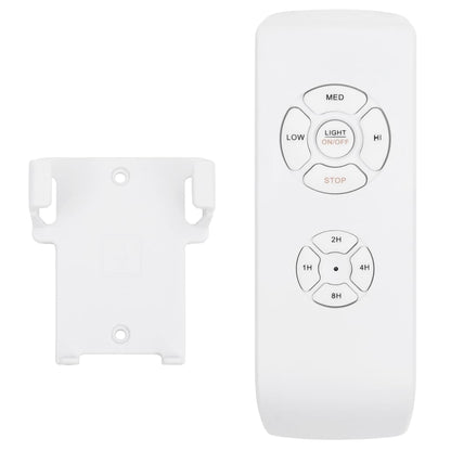 Ventilatore Soffitto con Luce e Telecomando 108cm Marrone Scuro - homemem39