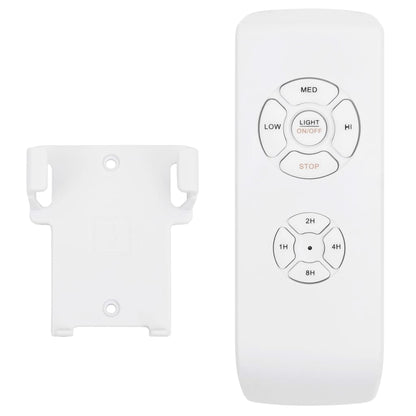 Ventilatore Soffitto con Luce e Telecomando 76 cm Marrone Scuro - homemem39