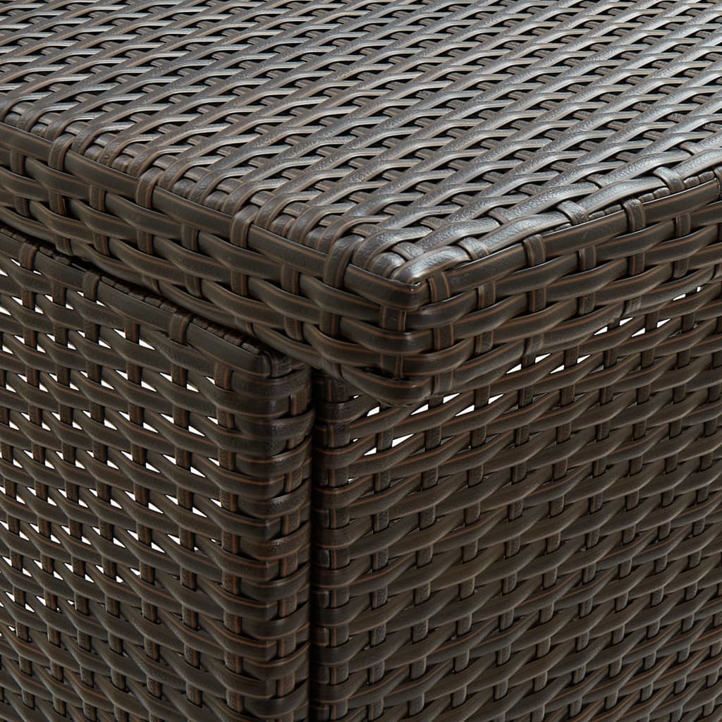 Set da Bar 3 pz in Polyrattan Marrone - homemem39