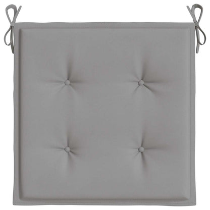 Cuscini per Sedia 6 pz Grigi 40x40x4 cm in Tessuto Oxford | homemem39
