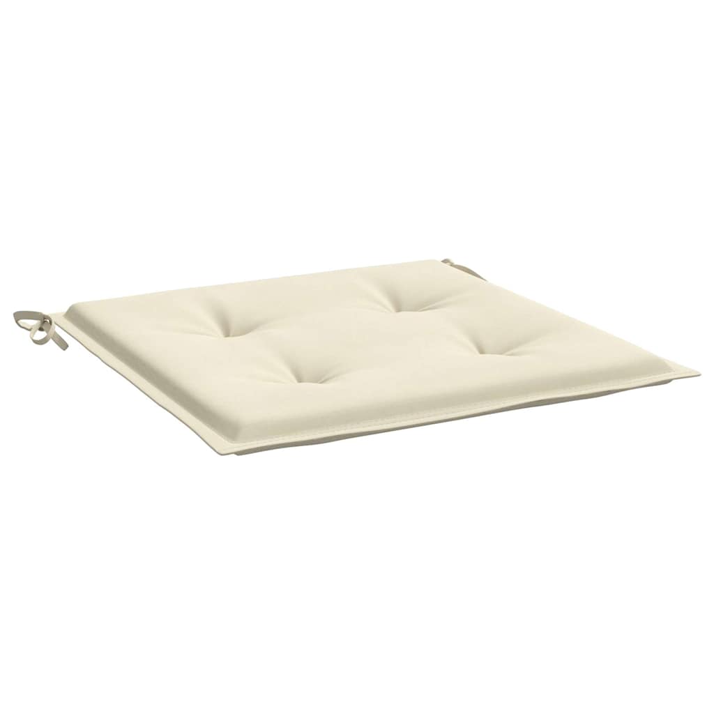 Cuscini per Sedia 2 pz Crema 40x40x4 cm in Tessuto Oxford | homemem39
