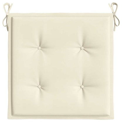 Cuscini per Sedia 6 pz Crema 40x40x4 cm in Tessuto Oxford | homemem39