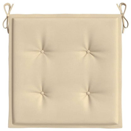 Cuscini per Sedia 6 pz Beige 40x40x4 cm in Tessuto Oxford | homemem39