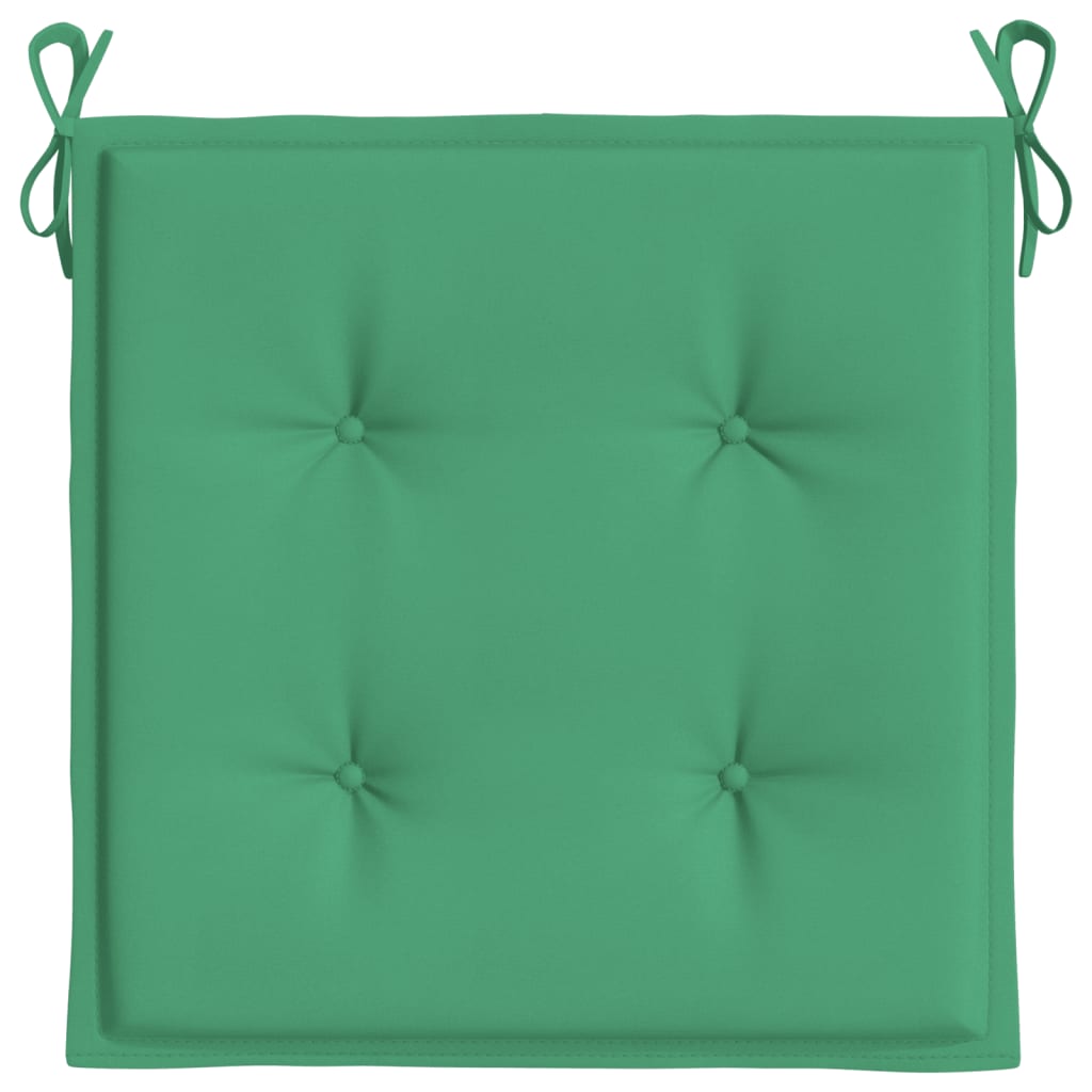 Cuscini per Sedia 6 pz Verdi 40x40x3 cm in Tessuto Oxford - homemem39