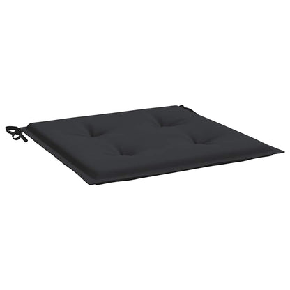 Cuscini per Sedia 6 pz Neri 40x40x4 cm in Tessuto Oxford | homemem39