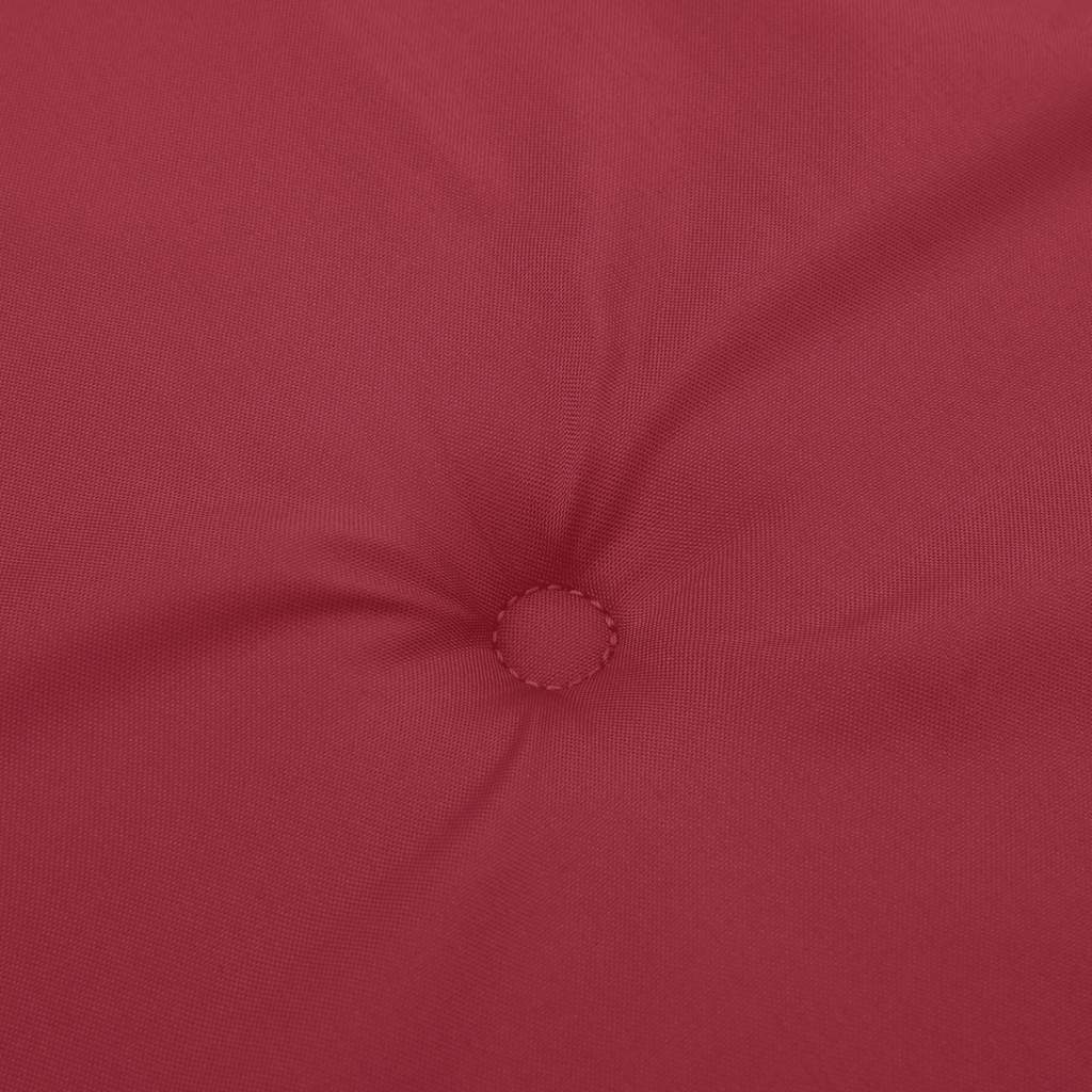 Cuscini per Sedia 4 pz Rosso Vino 40x40x4 cm in Tessuto Oxford | homemem39