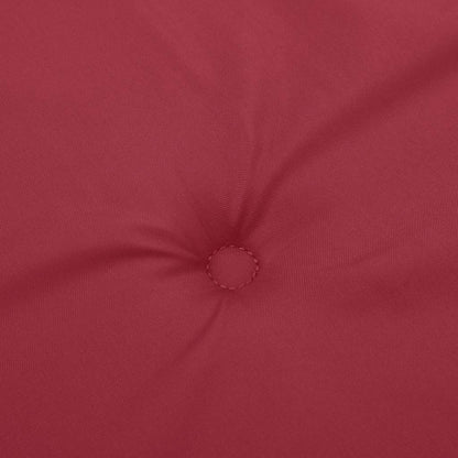 Cuscini per Sedia 4 pz Rosso Vino 40x40x4 cm in Tessuto Oxford | homemem39