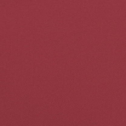 Cuscini per Sedia 4 pz Rosso Vino 40x40x3 cm in Tessuto Oxford