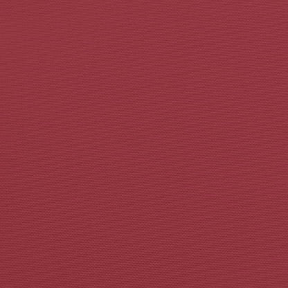 Cuscini per Sedia 6 pz Rosso Vino 40x40x3 cm in Tessuto Oxford