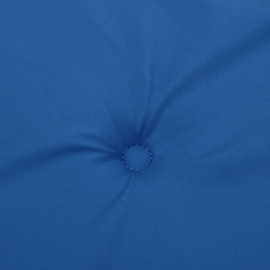 Cuscini per Sedia 2 pz Blu Reale 40x40x3 cm in Tessuto Oxford