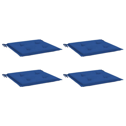 Cuscini per Sedia 4 pz Blu Reale 40x40x4 cm in Tessuto Oxford | homemem39
