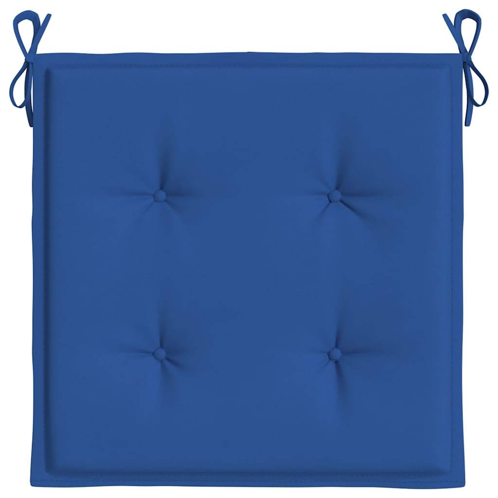 Cuscini per Sedia 4 pz Blu Reale 40x40x4 cm in Tessuto Oxford | homemem39