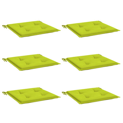 Cuscini per Sedia 6 pz Verde Intenso 40x40x4 cm Tessuto Oxford | homemem39
