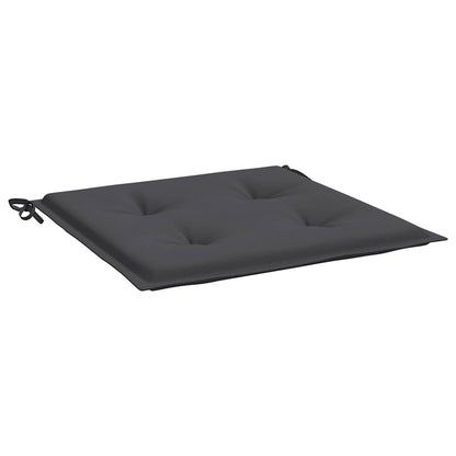Cuscini per Sedia 4 pz Antracite 50x50x4 cm in Tessuto Oxford | homemem39