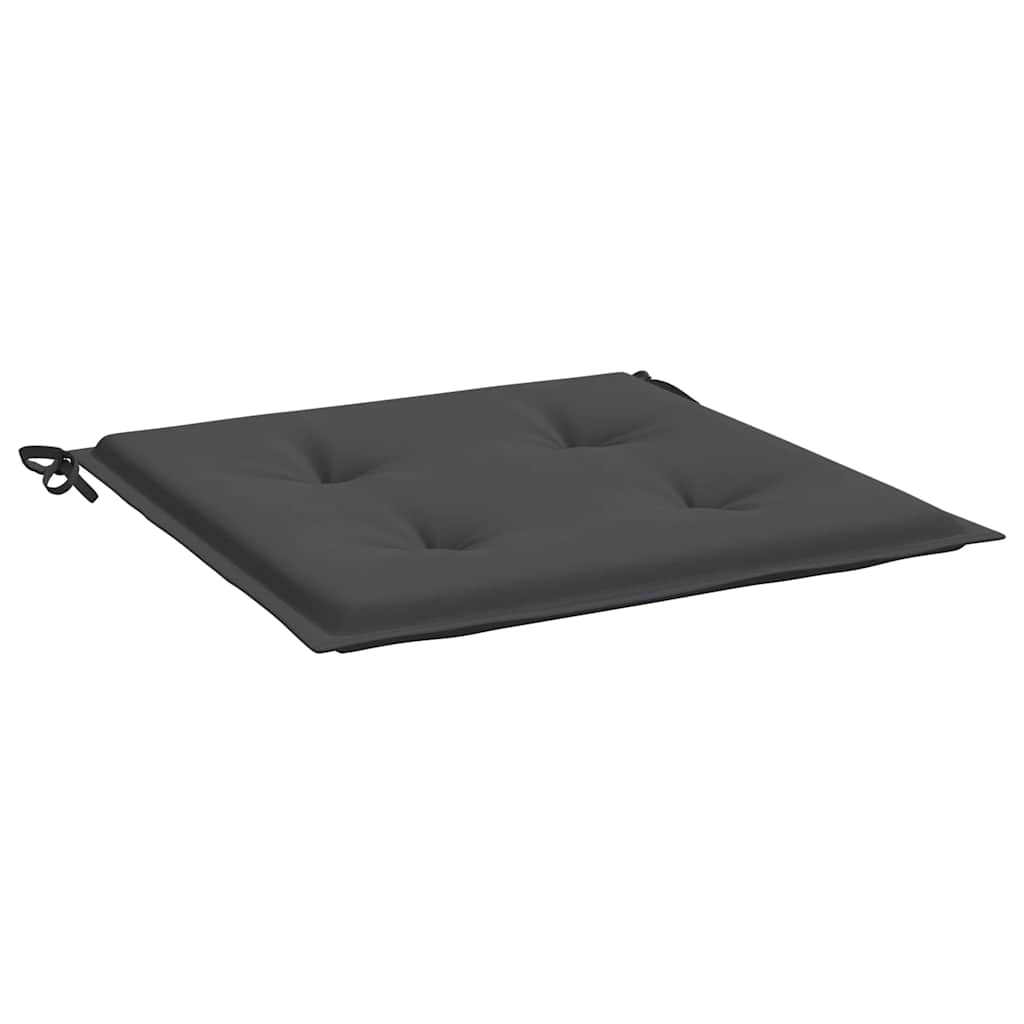 Cuscini per Sedia 6 pz Antracite 50x50x4 cm in Tessuto Oxford | homemem39