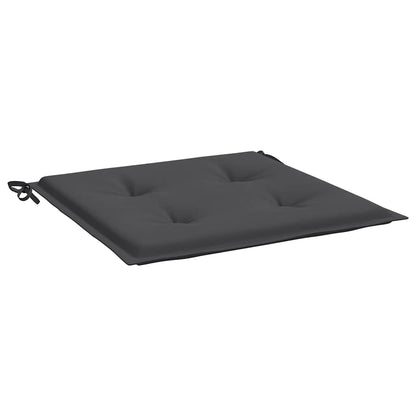 Cuscini per Sedia 6 pz Antracite 50x50x4 cm in Tessuto Oxford | homemem39
