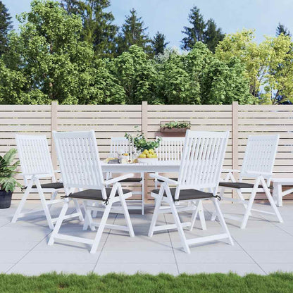 Cuscini per Sedia 6 pz Antracite 50x50x4 cm in Tessuto Oxford