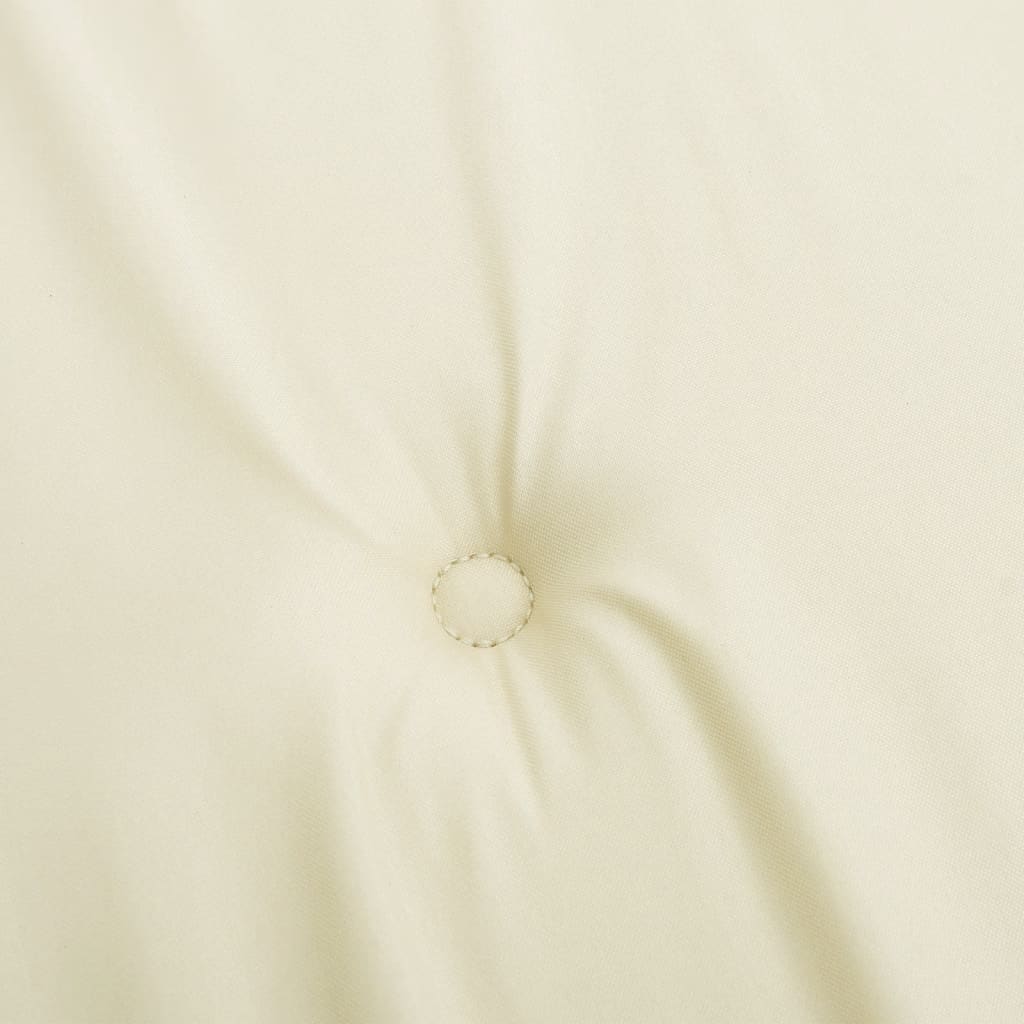 Cuscini per Sedia 4 pz Crema 50x50x4 cm in Tessuto Oxford | homemem39
