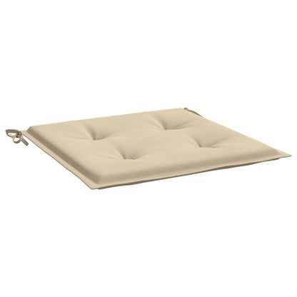 Cuscini per Sedia 2 pz Beige 50x50x3 cm in Tessuto Oxfor4