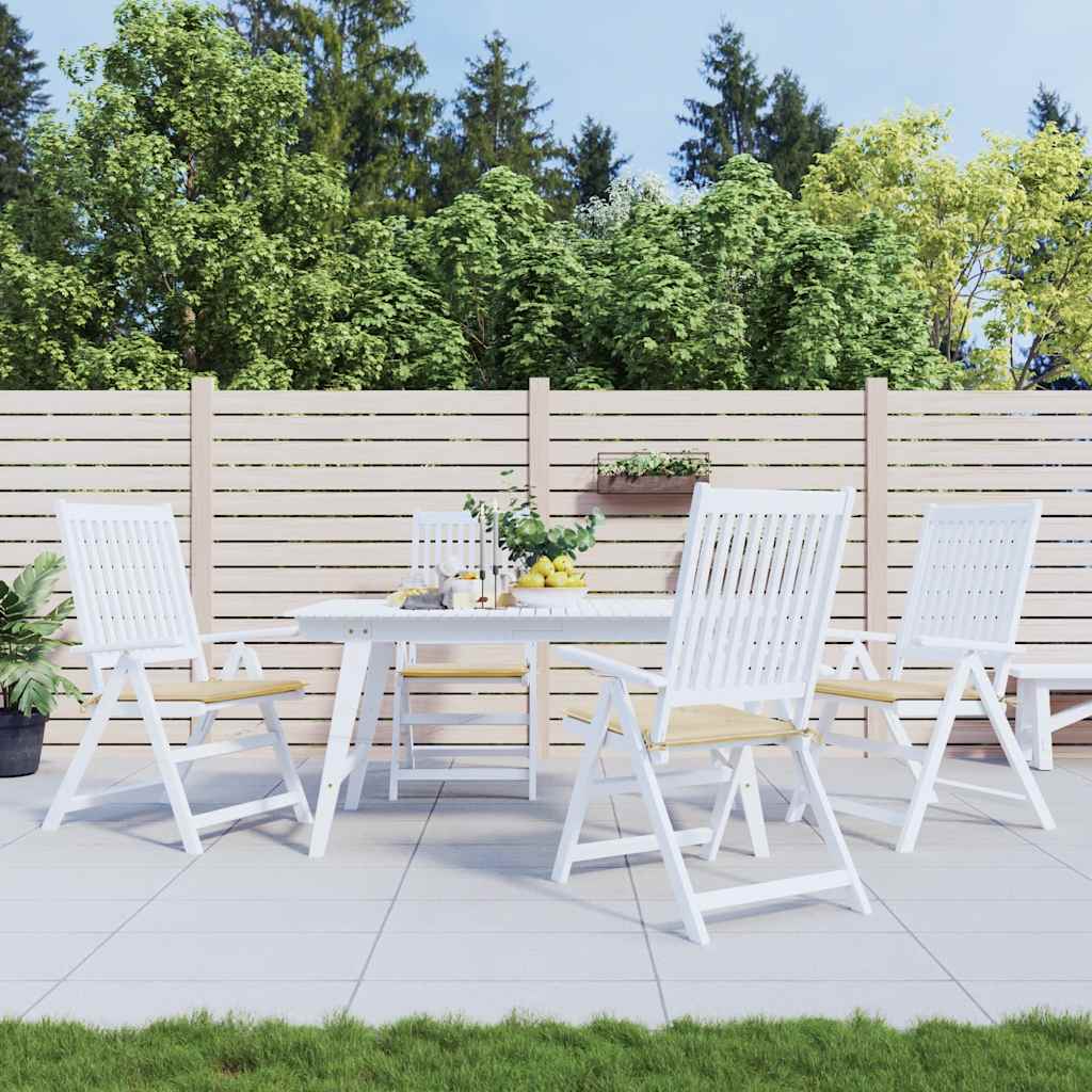 Cuscini per Sedia 2 pz Beige 50x50x4 cm in Tessuto Oxfor4 | homemem39