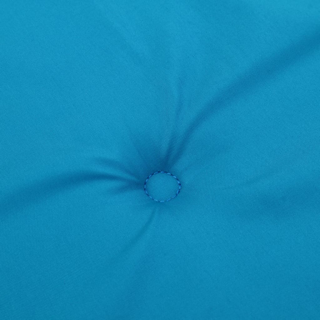 Cuscini per Sedia 4 pz Blu 50x50x4 cm in Tessuto Oxford