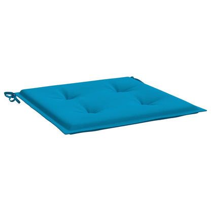 Cuscini per Sedia 6 pz Blu 50x50x3 cm in Tessuto Oxford