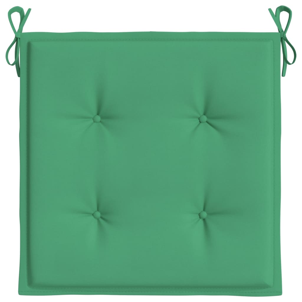 Cuscini per Sedia 6 pz Verdi 50x50x3 cm in Tessuto Oxford - homemem39