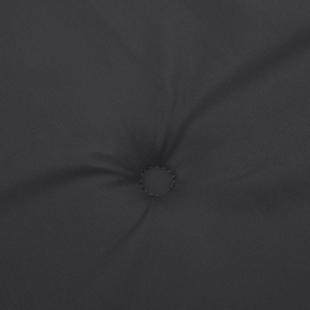Cuscini per Sedia 4 pz Neri 50x50x4 cm in Tessuto Oxford | homemem39