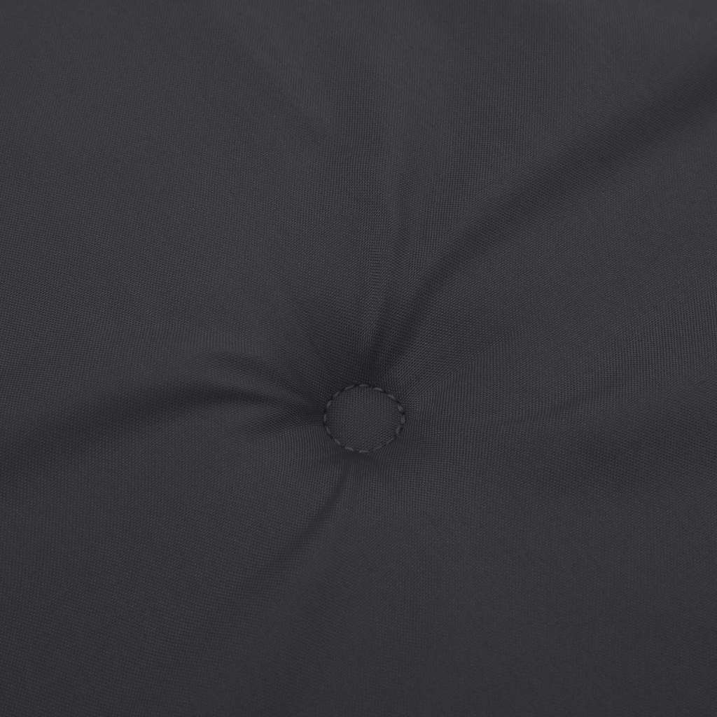 Cuscini per Sedia 4 pz Neri 50x50x3 cm in Tessuto Oxford