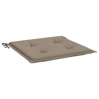 Cuscini per Sedia 4 pz Tortora 50x50x4 cm in Tessuto Oxford | homemem39