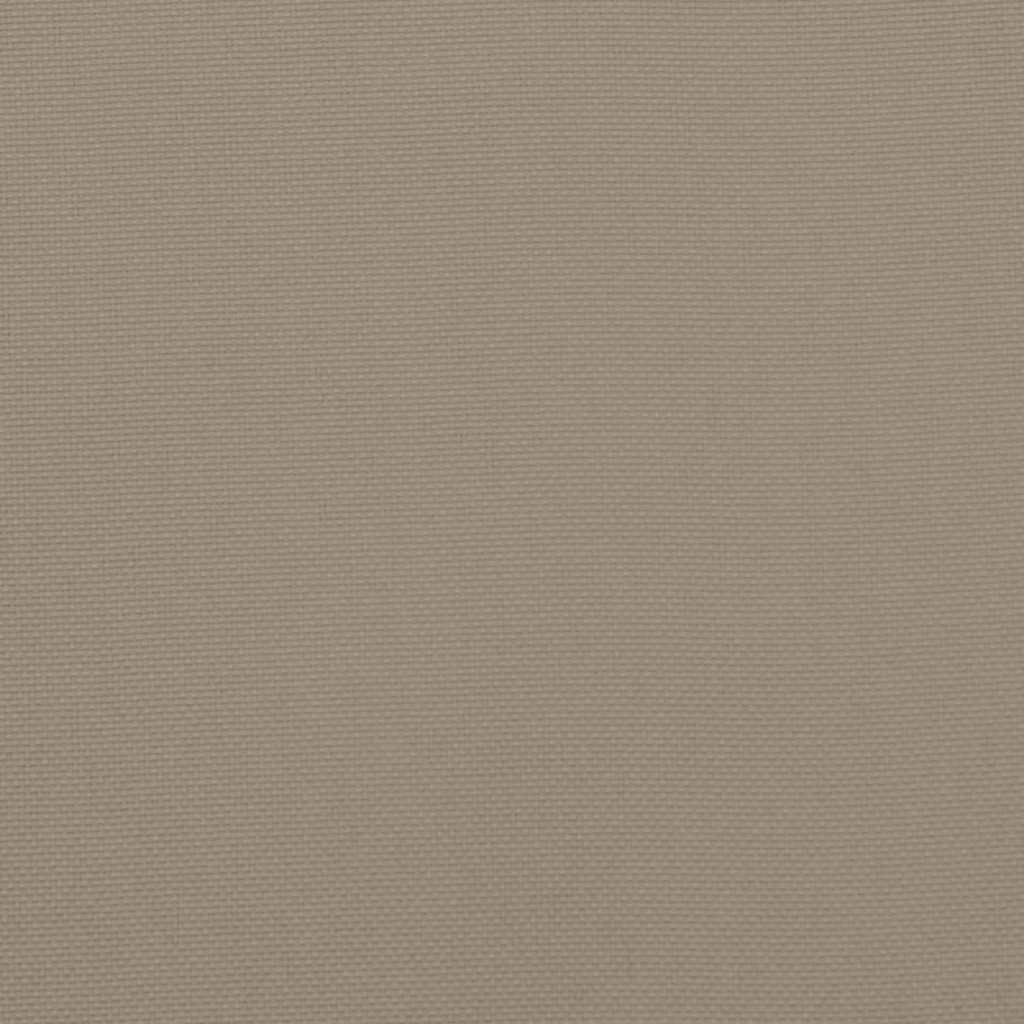 Cuscini per Sedia 4 pz Tortora 50x50x4 cm in Tessuto Oxford | homemem39