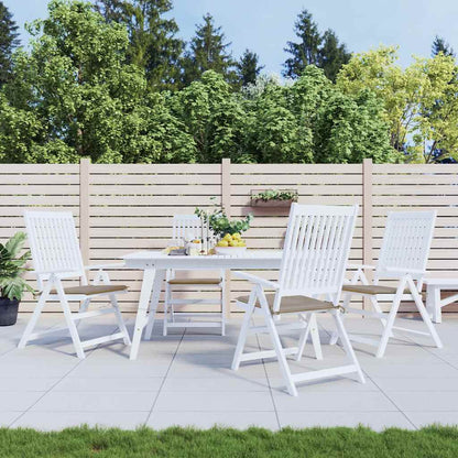 Cuscini per Sedia 4 pz Tortora 50x50x4 cm in Tessuto Oxford | homemem39