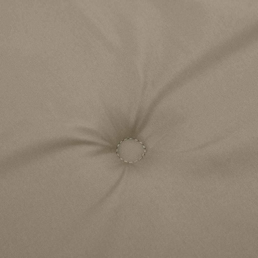 Cuscini per Sedia 6 pz Tortora 50x50x3 cm in Tessuto Oxford