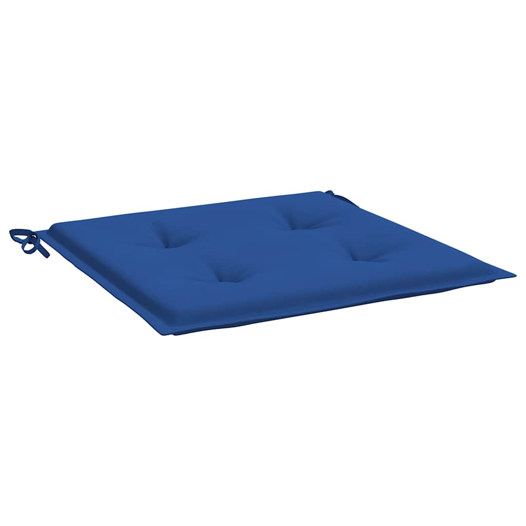 Cuscini per Sedia 2 pz Blu Reale 50x50x4 cm in Tessuto Oxford | homemem39