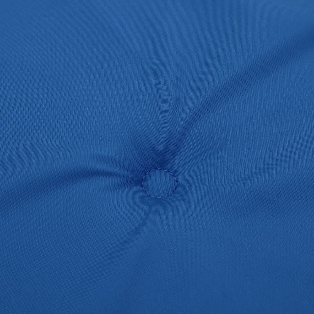 Cuscini per Sedia 6 pz Blu Reale 50x50x4 cm in Tessuto Oxford