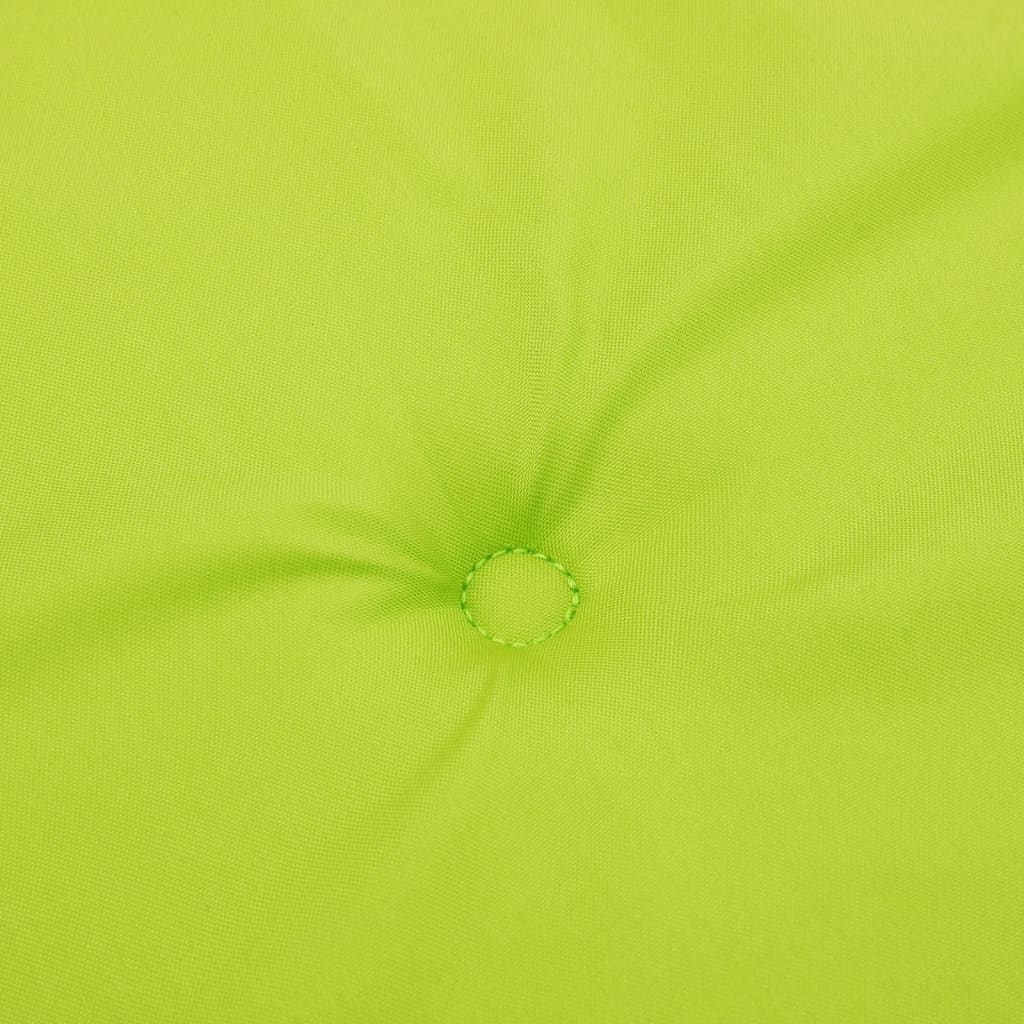 Cuscini per Sedia 6 pz Verde Brillante 50x50x4cm Tessuto Oxford