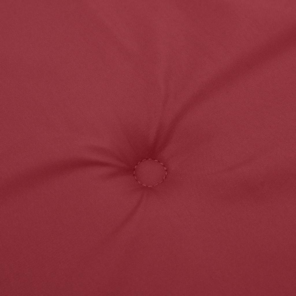 Cuscino per Panca Rosso Vino 100x50x4 cm in Tessuto Oxford | homemem39
