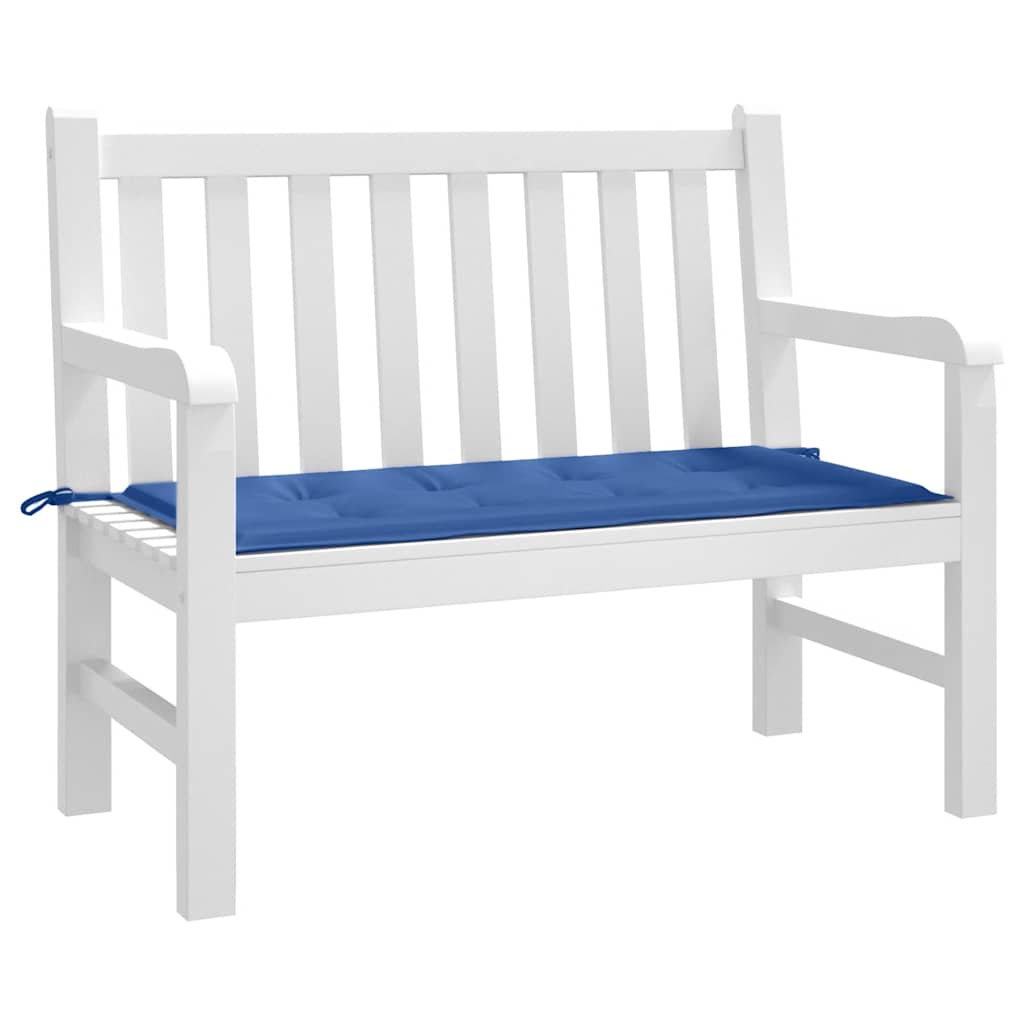 Cuscino per Panca Blu Reale 100x50x3 cm in Tessuto Oxford