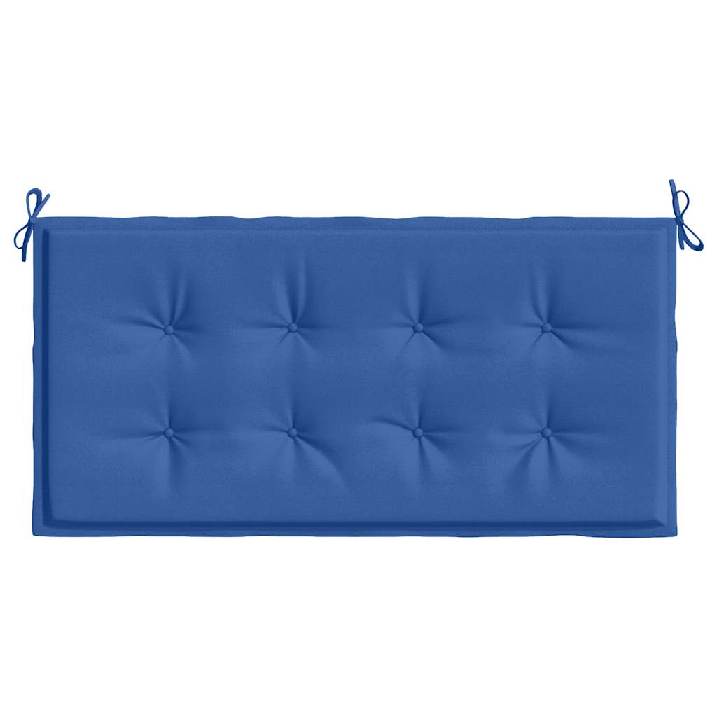 Cuscino per Panca Blu Reale 100x50x3 cm in Tessuto Oxford
