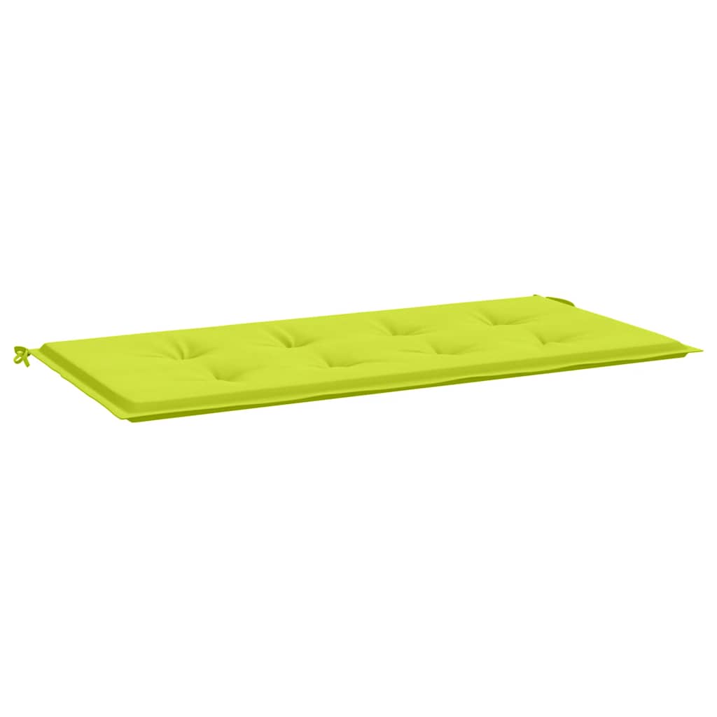 Cuscino per Panca Verde Brillante 120x50x4 cm in Tessuto Oxford | homemem39